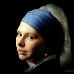 Inspirace - Dívka s perlou (Wermeer)