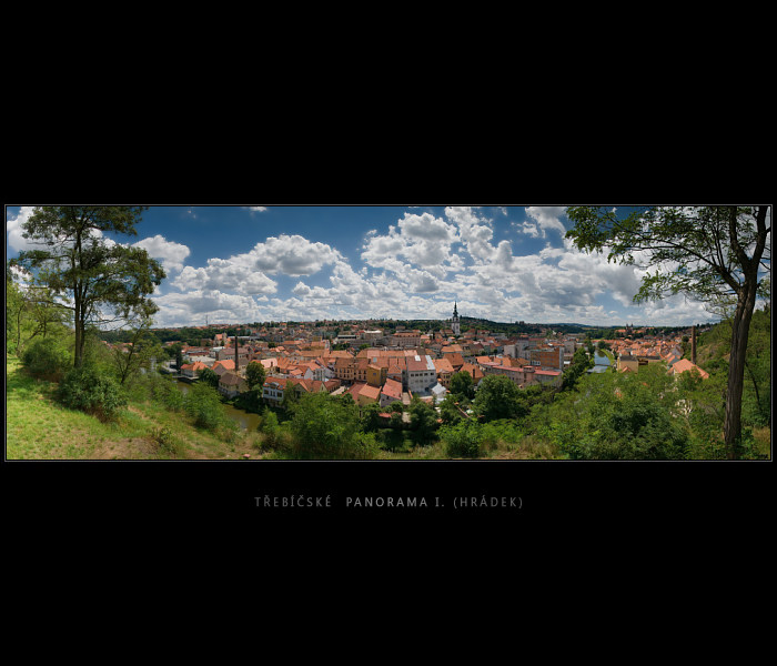 Třebíčské panorama I. (Hrádek)