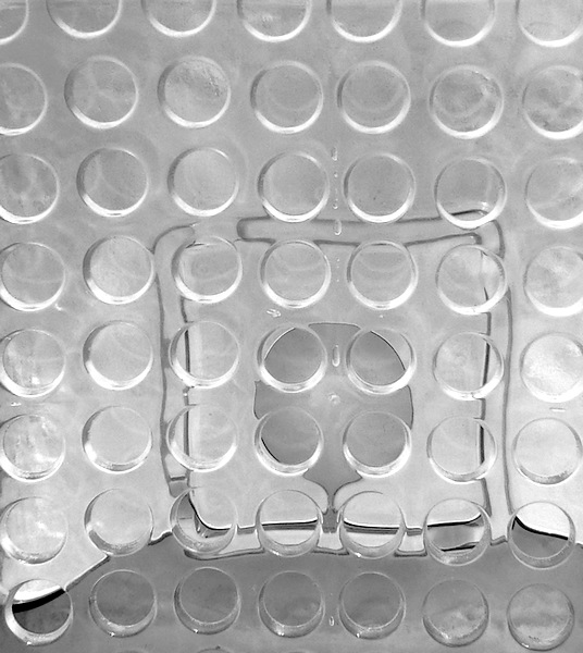 Déšť padající & strom na kopci