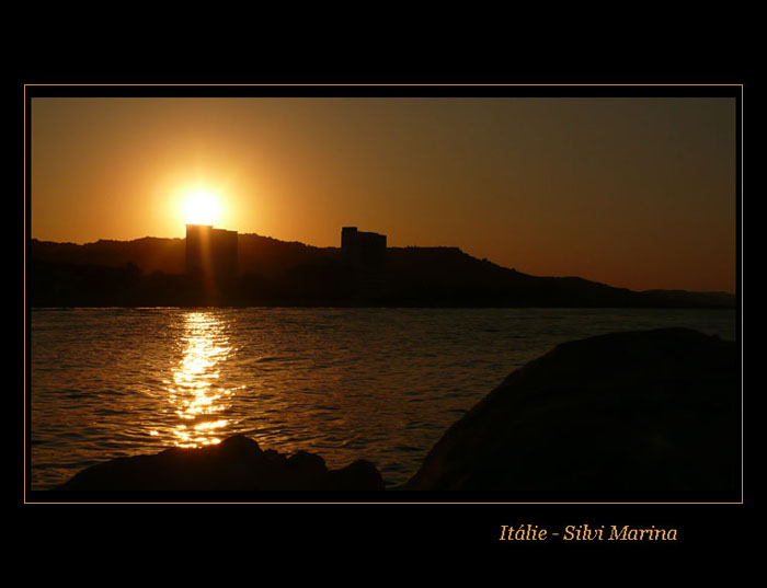Večer nad Silvi Marina