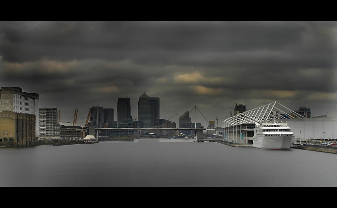..from London..