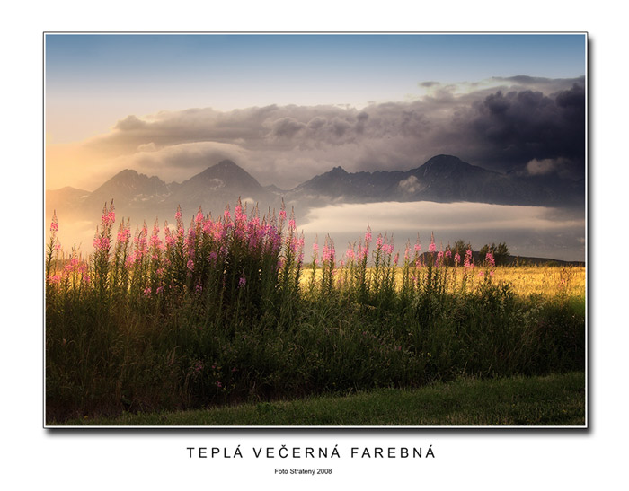 Teplá večerná farebná