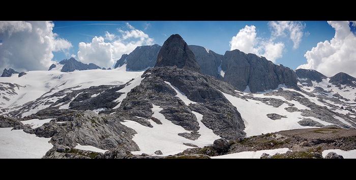 Cestou z vrcholu Dachsteinu