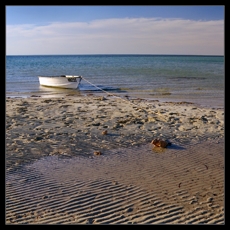 Loďka na mělčině