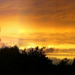 Západ slunce nad Hradcem