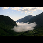 Údolí před výstupem