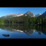 Ráno na Štrbském plese