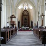 Hluboká nad Vltavou - interiér kostela