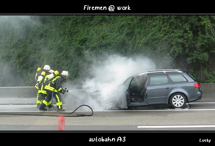 Firemen at work
