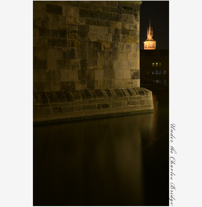 Under the Charles Bridge