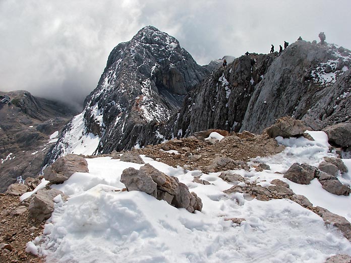 Výstup na Triglav (vrchol) - 16.8.2008 - III.