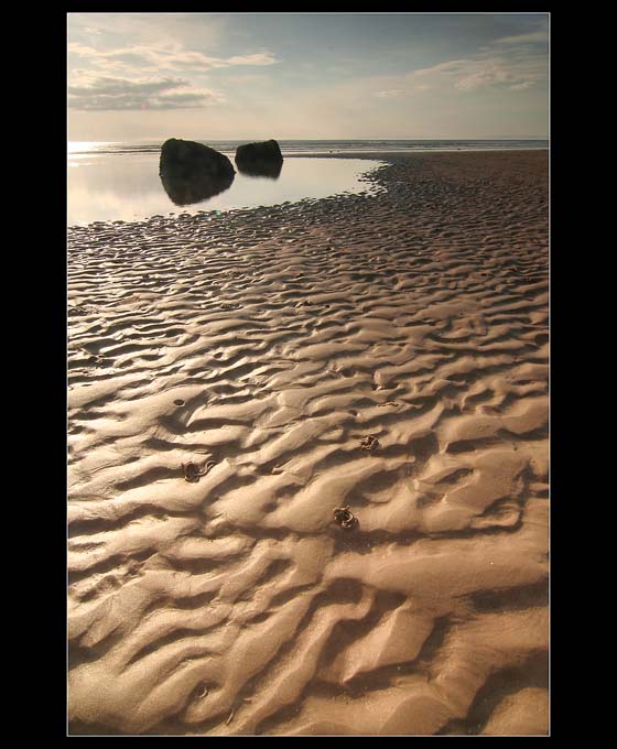 Burghead beach