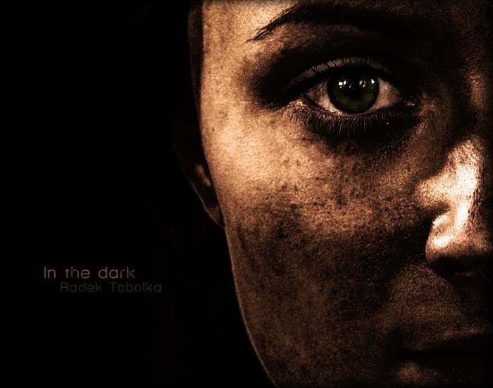 In the dark