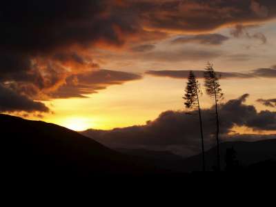 sunset - St. Fillans (Scotsko)