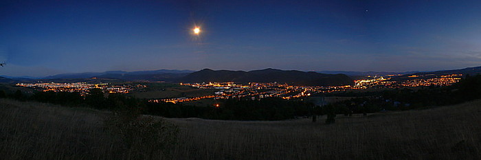 spln Mesiaca nad Banskou Bystricou