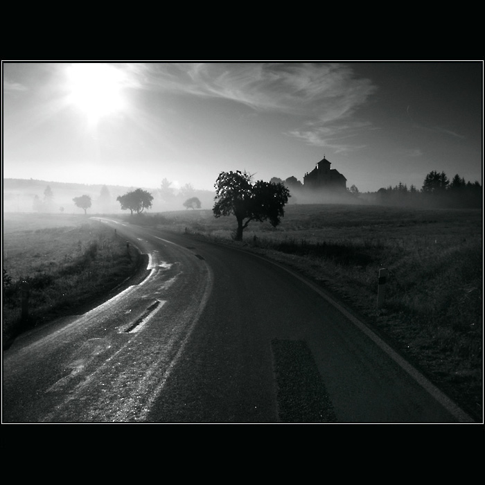 Klášterní oparové ráno...