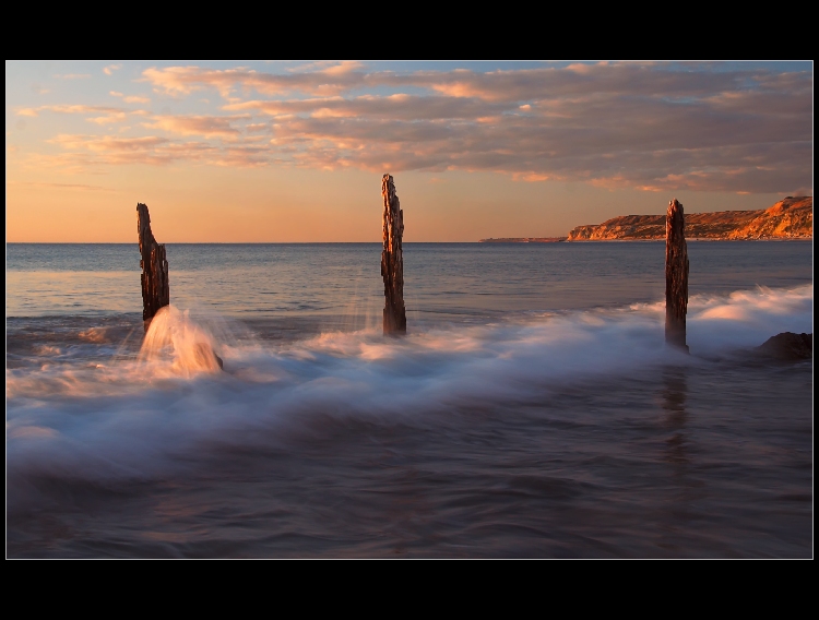Zbytky mola v Pt. Willunga