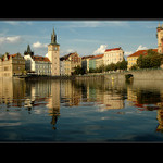 Detail z pražského nábřeží