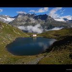 Walliské Alpy - jazero na Schwarzsee paradise