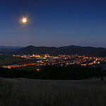 spln Mesiaca nad Banskou Bystricou