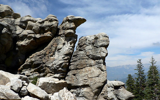 Buck Rock v Big Meadows, Kalifornie