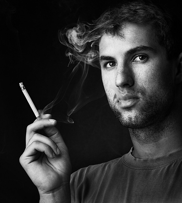 ...smoke...