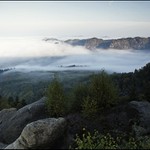 Z Kipphornu v Saském Švýcarsku..