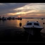 podvečer v přístavu