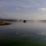 Lipno v mlze
