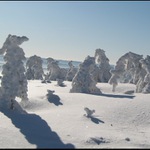  sněhuláci vysoko nad zemí