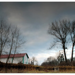 na hladine pri dedine..