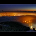 Liberec s lanovou dráhou