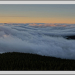 Po východu slunce z Boubínské rozhledny...