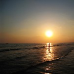 Walking in the Sunset