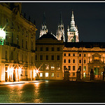Pražský hrad v noci