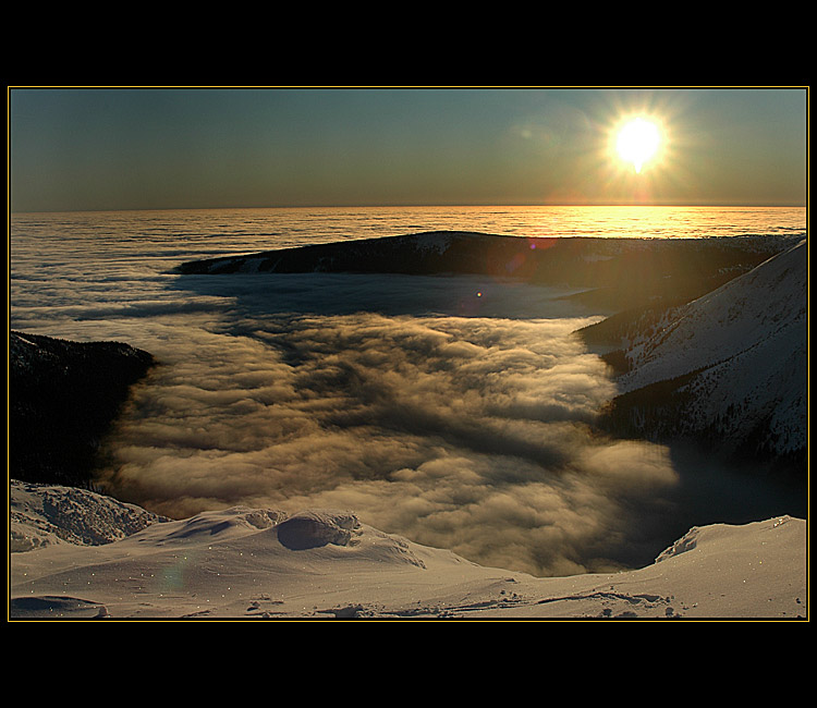 Inverze pod Sněžkou