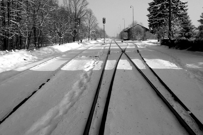 ...čekání na vlak...