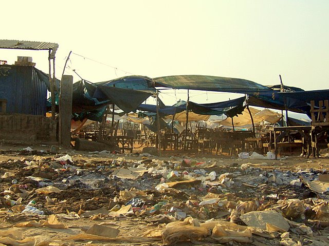 Luanda, tržiště na předměstí