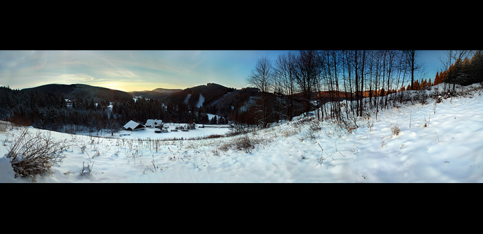 zimní panorama
