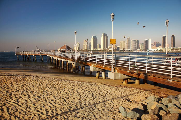 pristav na ostrove Coronado u San Diega