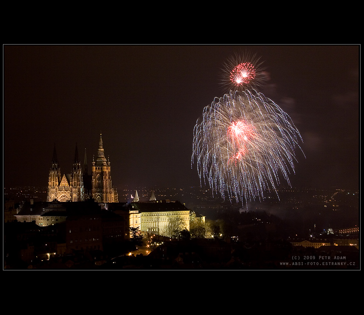Novoroční ohňostroj 2009