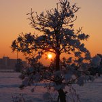 Západ Slunce na Borech