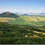 Pohled z Holého vrchu u Sutomi na Vršetín a okolí