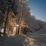 zimná, pohľadnicová