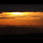 *západ v Jizerských horách*