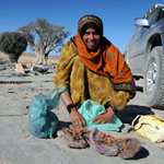 Boty z kozích chlupů - Omán