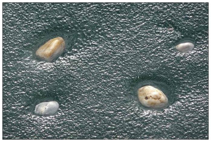 Štrk v zamrznutom Štrkovci