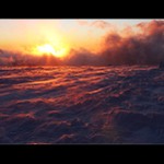 Sněhové moře-západ