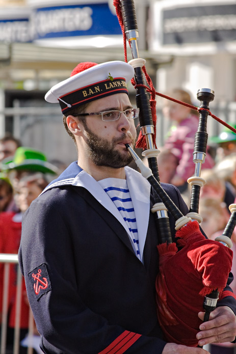 Sailor with pipes