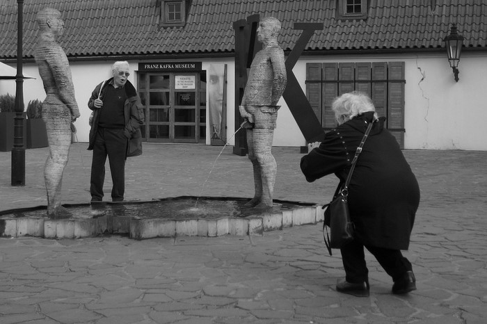 Turisté v Praze